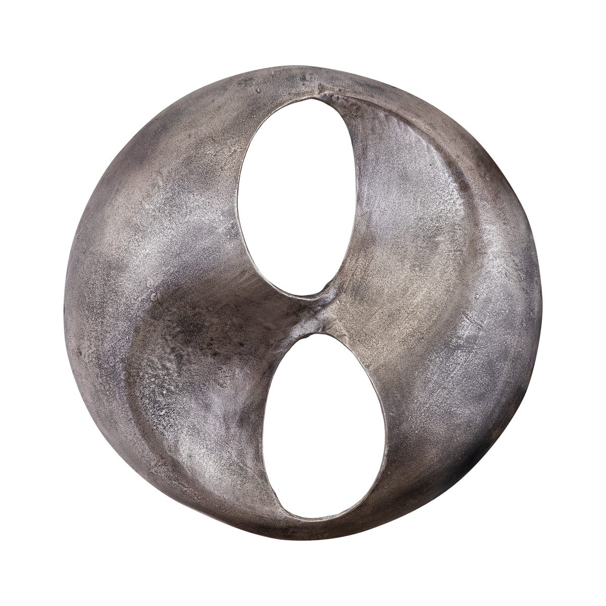 Wandpaneel Deuie - 70x10x70 cm - Aluminium - Silber PTMD
