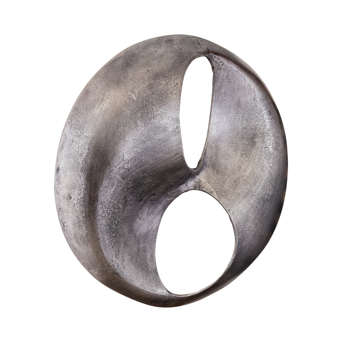 Wandpaneel Deuie - 70x10x70 cm - Aluminium - Silber PTMD
