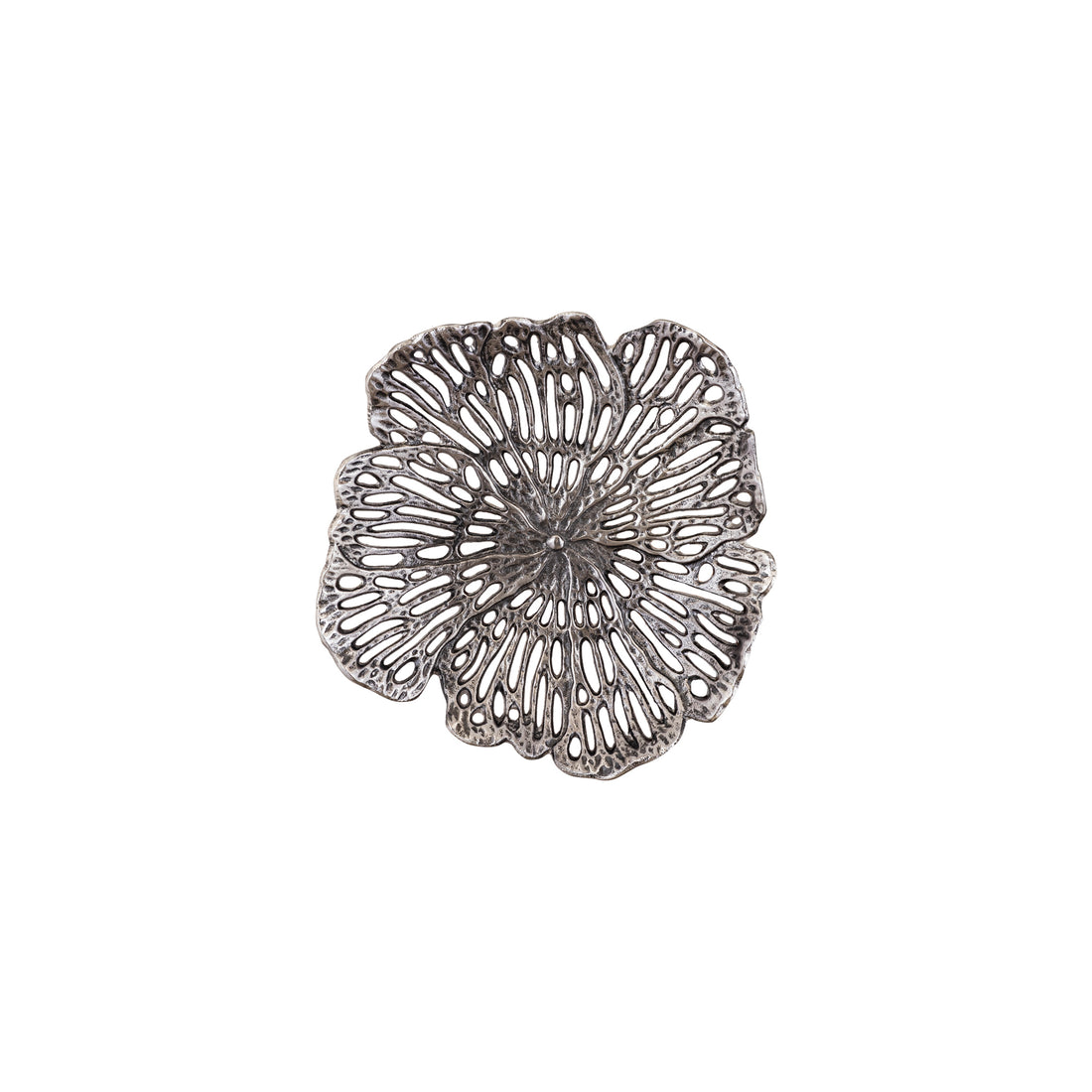 Schaal Ryhann S - 31x30x6 cm - Aluminium - Zilver PTMD