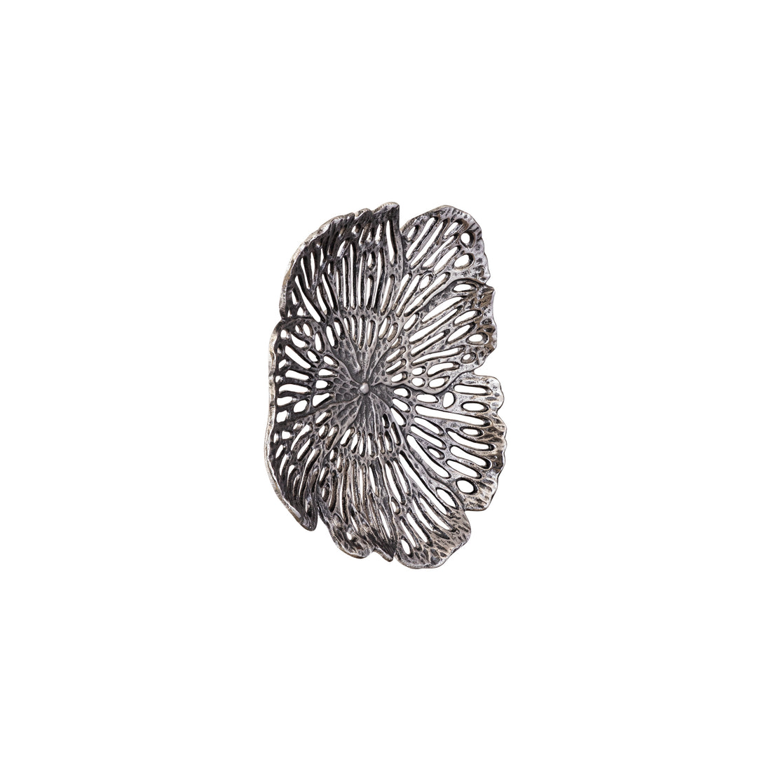 Schaal Ryhann S - 31x30x6 cm - Aluminium - Zilver PTMD