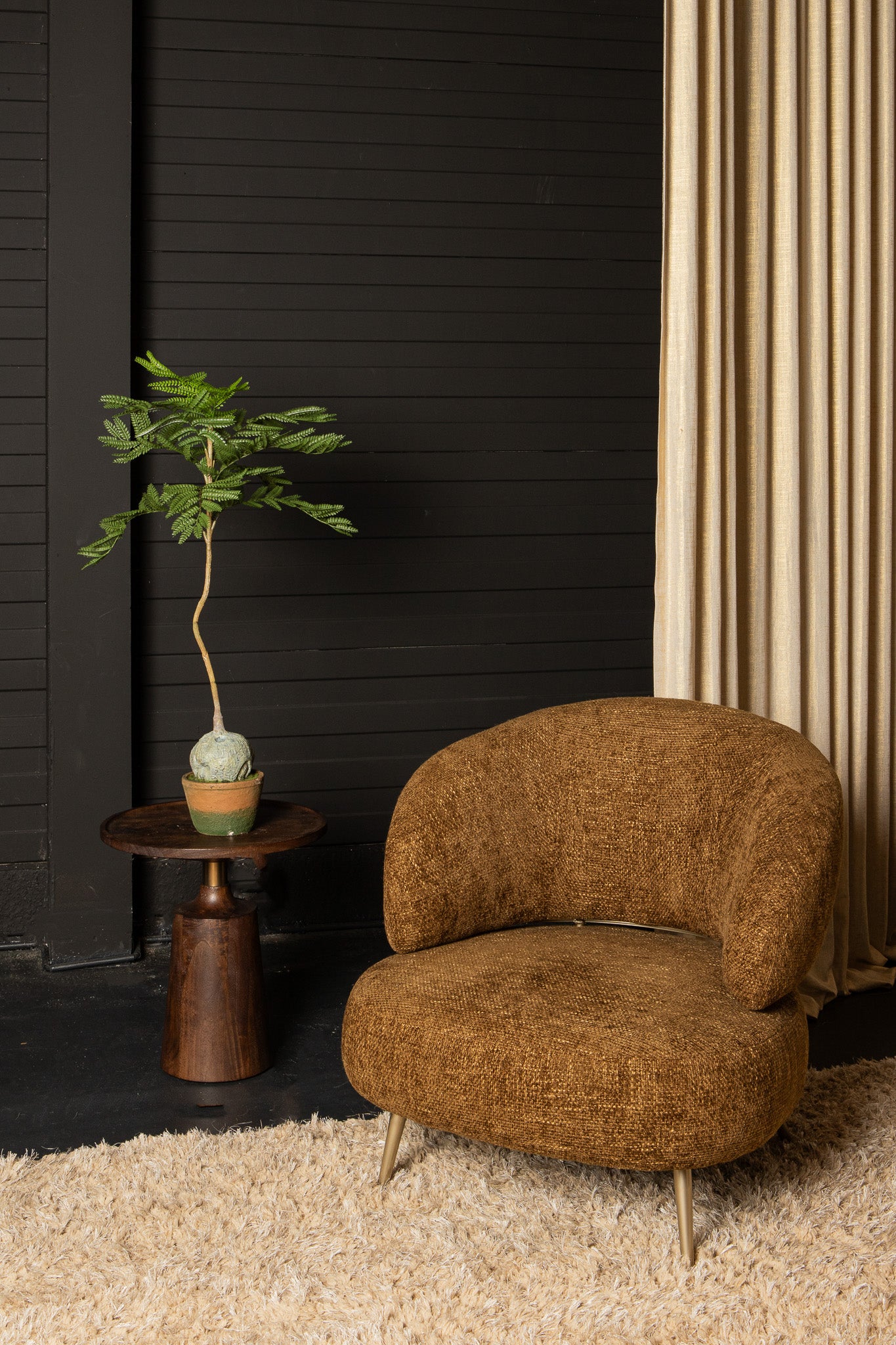 Tree Green Jacaranda Tree In Pot 43x45x99cm PTMD