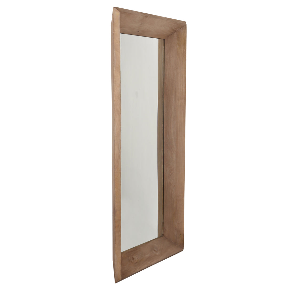 Nicka Natural Mango Wood Rectangle Mirror S 70,5x13,5x160cm