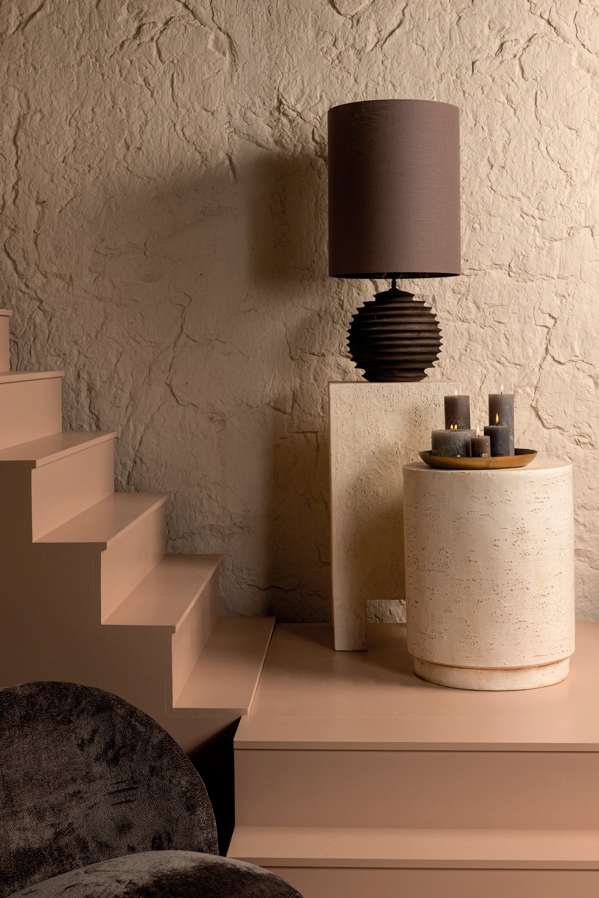 Chandar Beistelltisch Rechteck MgO Creme PTMD