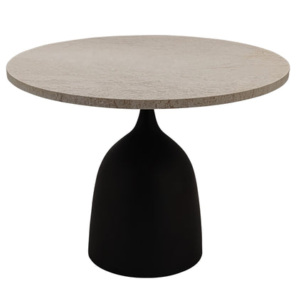 Patras Beistelltisch Beige Marmor Rund Ø60cm PTMD