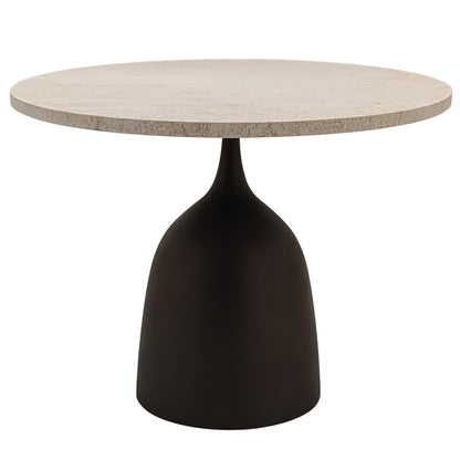 Patras Beistelltisch Beige Marmor Rund Ø60cm PTMD