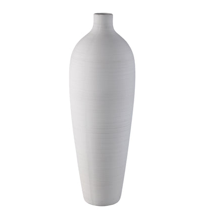 Flesvaas Cavinn Keramiek Wit Ø24cm x H70cm PTMD