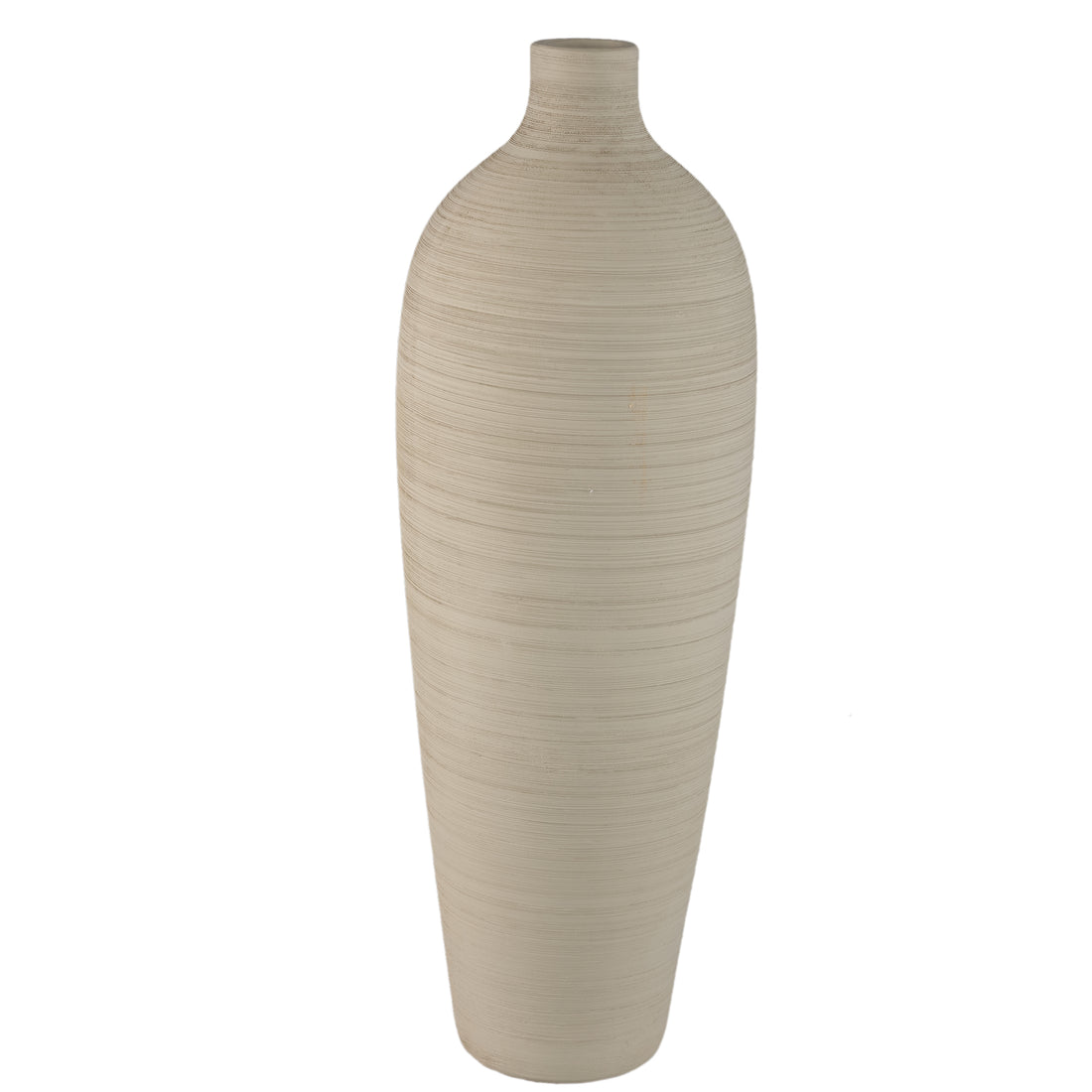 Flesvaas Cavinn Keramiek Beige Ø24cm x H70cm PTMD