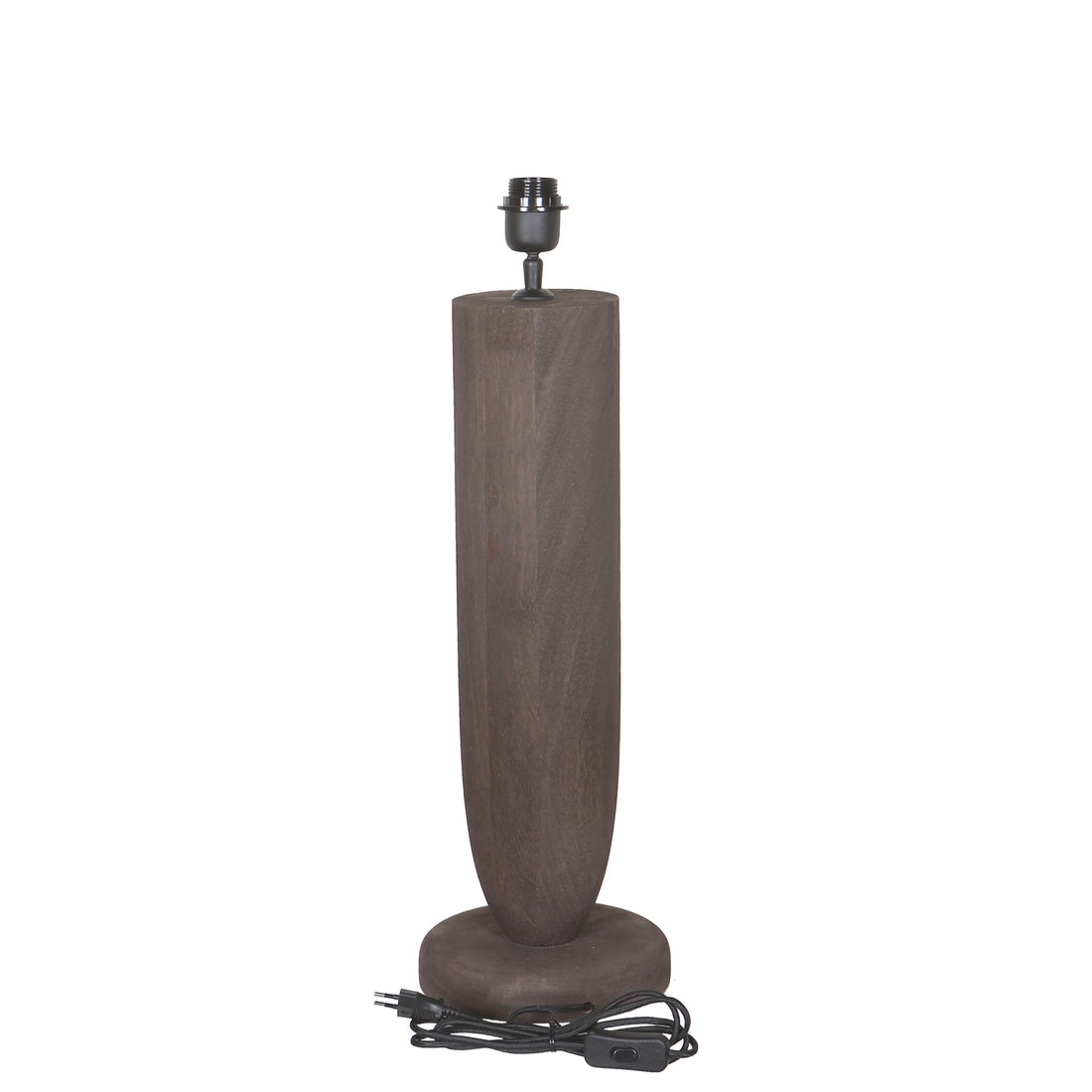 Lorinne Brown mango wood table lamp single PTMD