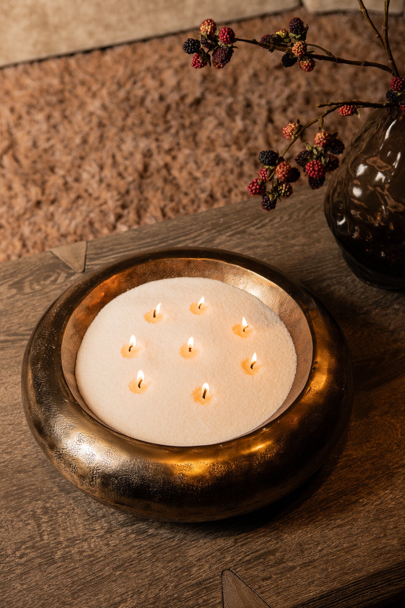 PTMD Pearl Candle Wax 500 gram Donker Bruin + Candle Wax Wick Box