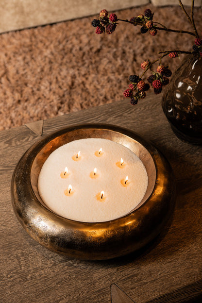 PTMD Pearl Candle Wax 500 gram Donker Bruin + Candle Wax Wick Box