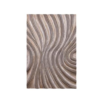 Reddie Wavvy Bruin Glimmend Wandpaneel Small 60x90cm PTMD