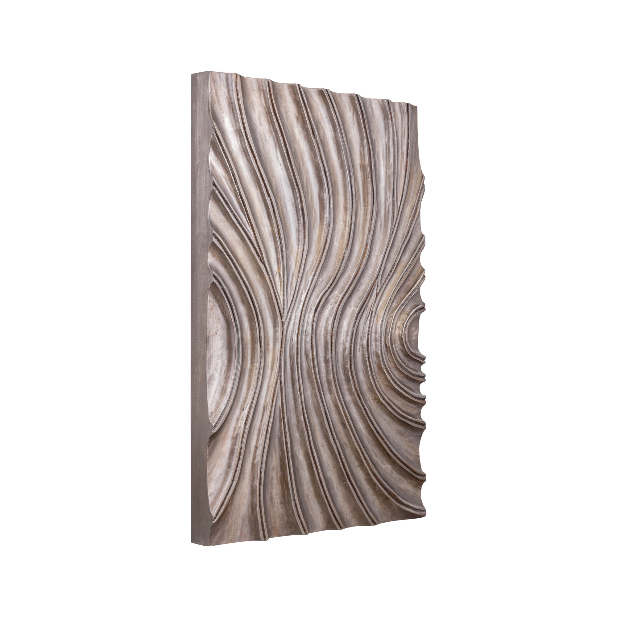 Reddie Wavvy Bruin Glimmend Wandpaneel Small 60x90cm PTMD