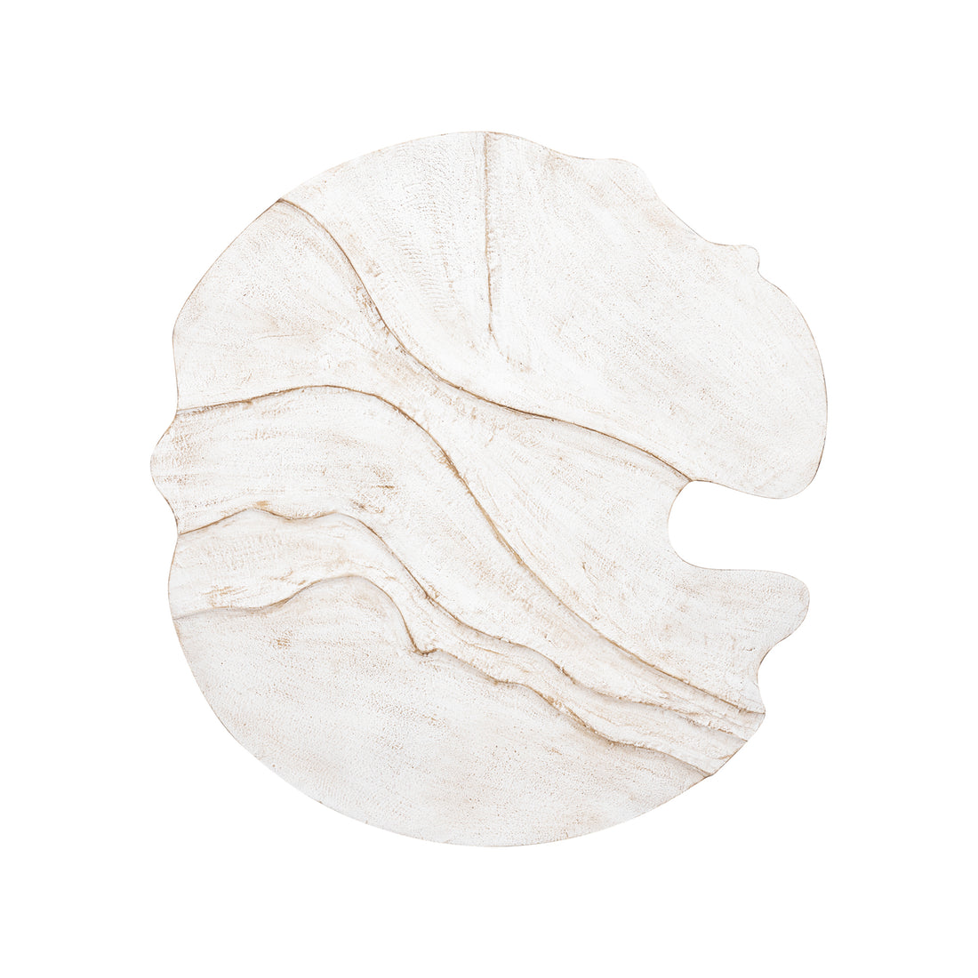Samraj White MDF Wall Panel Wave Structure PTMD