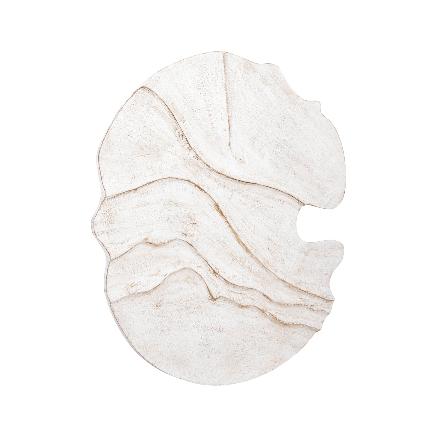 Samraj White MDF Wall Panel Wave Structure PTMD