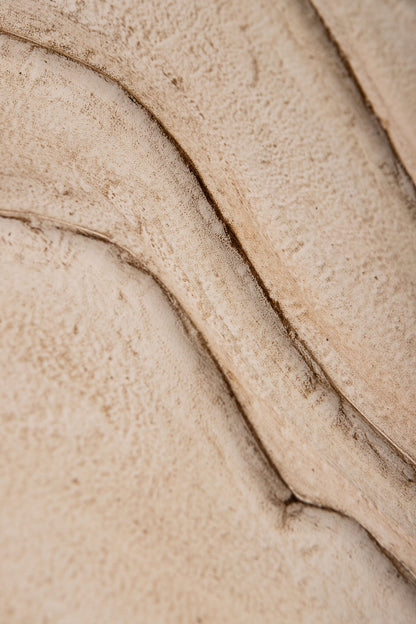 Samraj White MDF Wall Panel Wave Structure PTMD