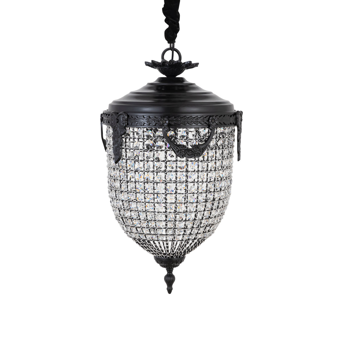 Lidde Crystal Oval Chandelier Lamp Classic S 37x37x70cm PTMD