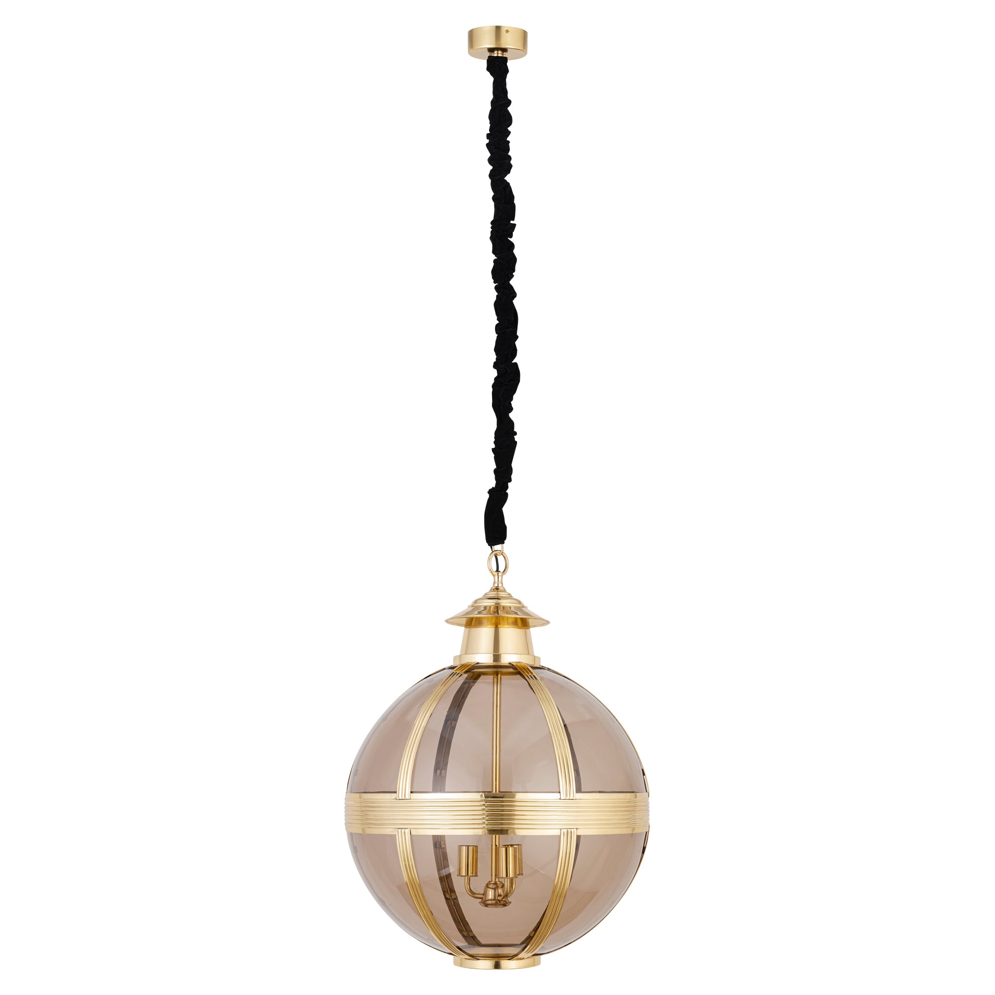 Hanglamp Mikk Rond Large - Ø66x91 cm - Glas - Messing PTMD
