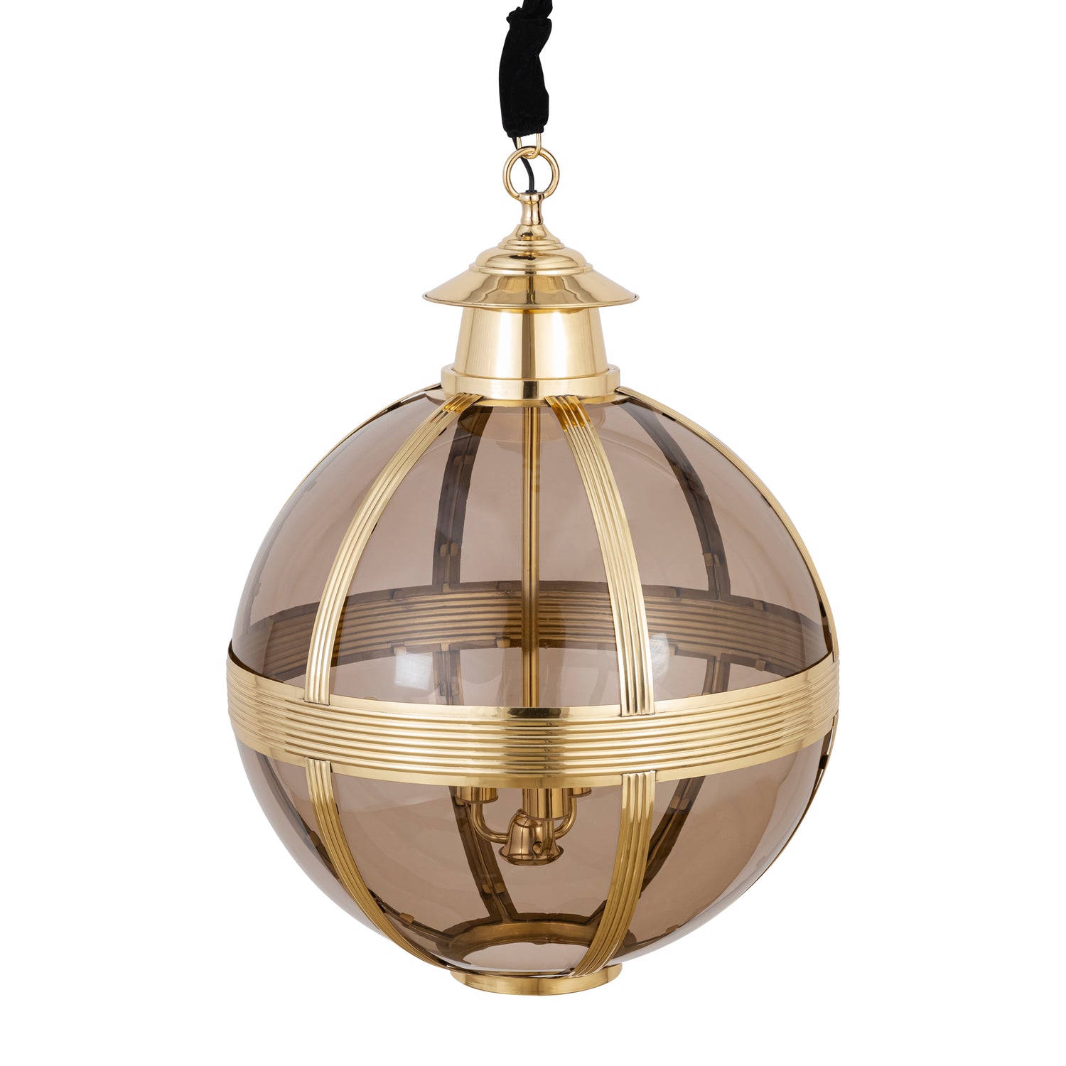 Hanglamp Mikk Rond Large - Ø66x91 cm - Glas - Messing PTMD