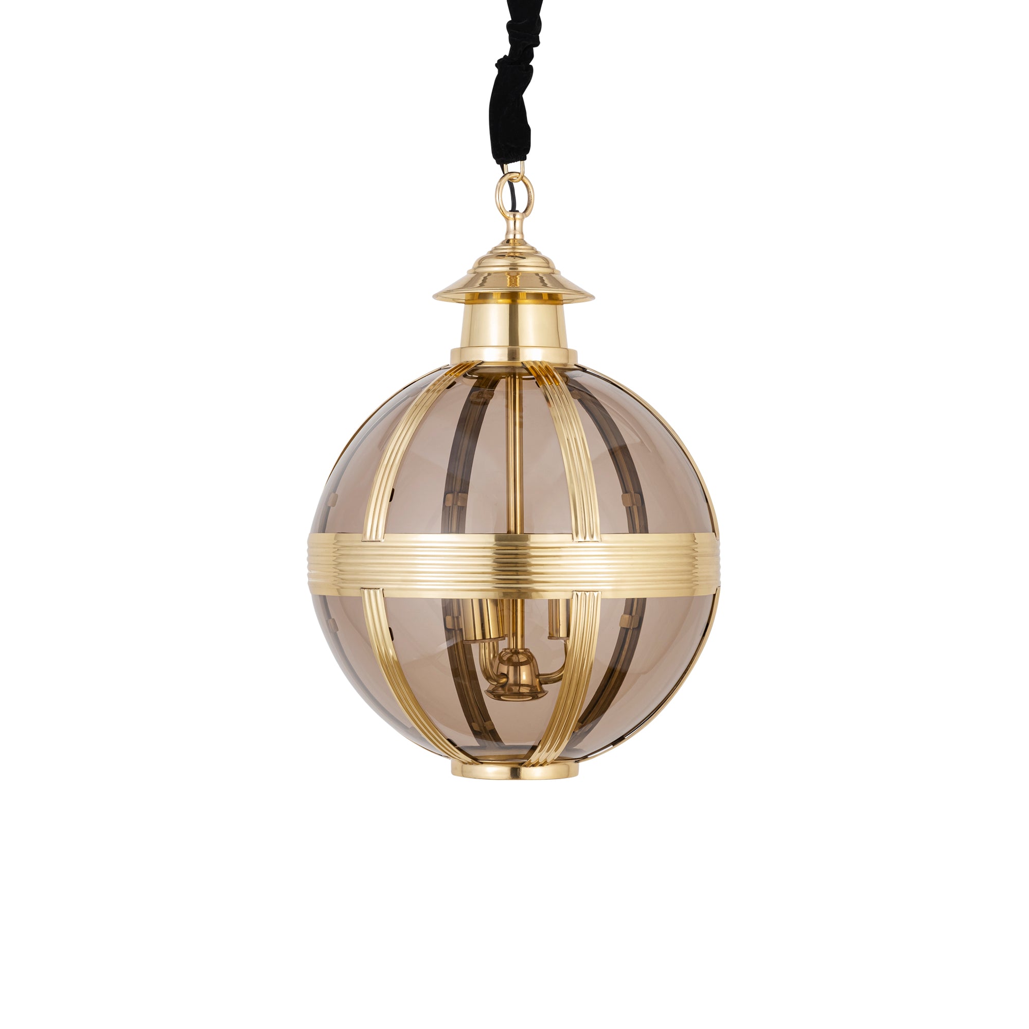 Hanglamp Mikk Rond Small - Ø46x66 cm - Glas - Messing PTMD