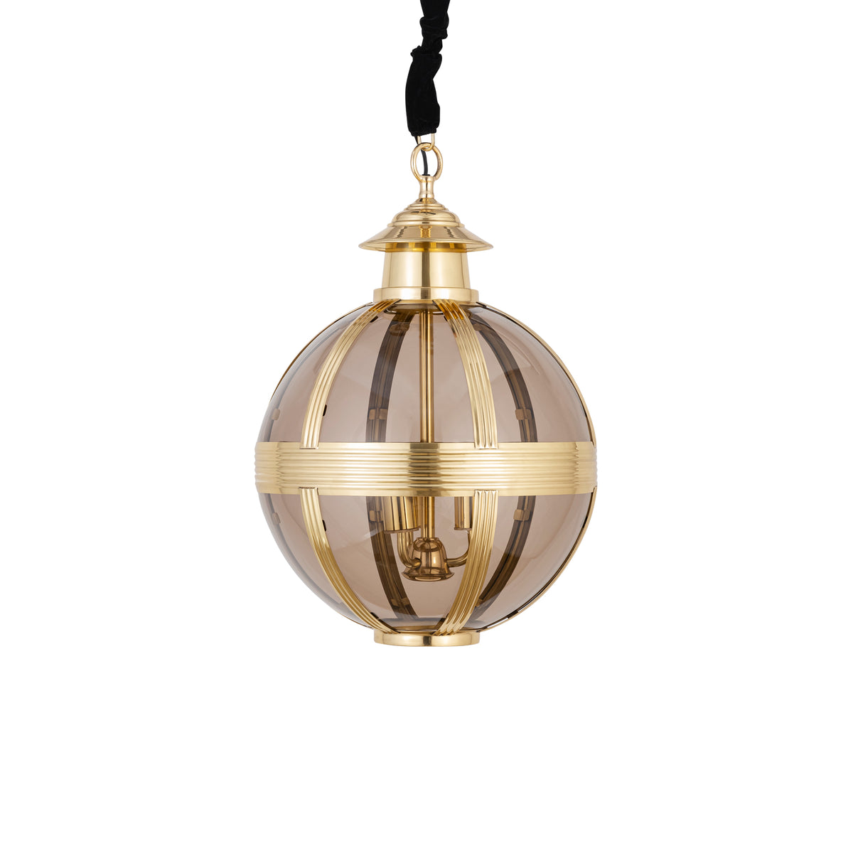 Hanglamp Mikk Rond Small - Ø46x66 cm - Glas - Messing PTMD