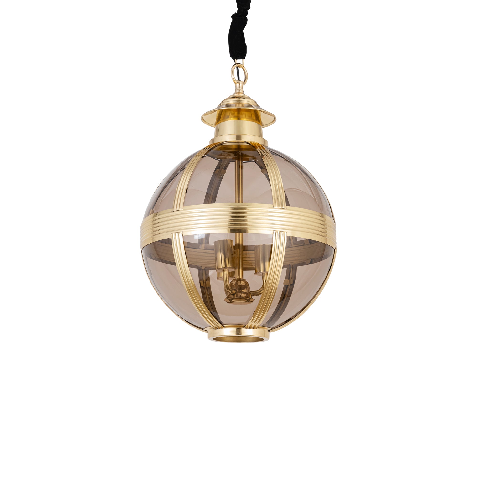Hanglamp Mikk Rond Small - Ø46x66 cm - Glas - Messing PTMD