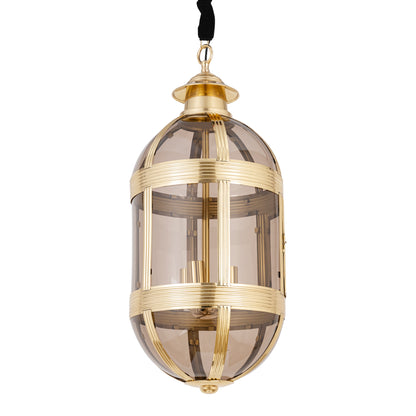 Hanglamp Mikk Ovaal Large - Ø39x93 cm - Glas - Messing PTMD