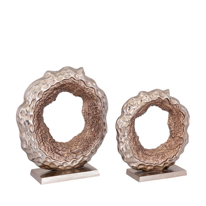 Coolan Gegoten Aluminium Beeld Rond L PTMD