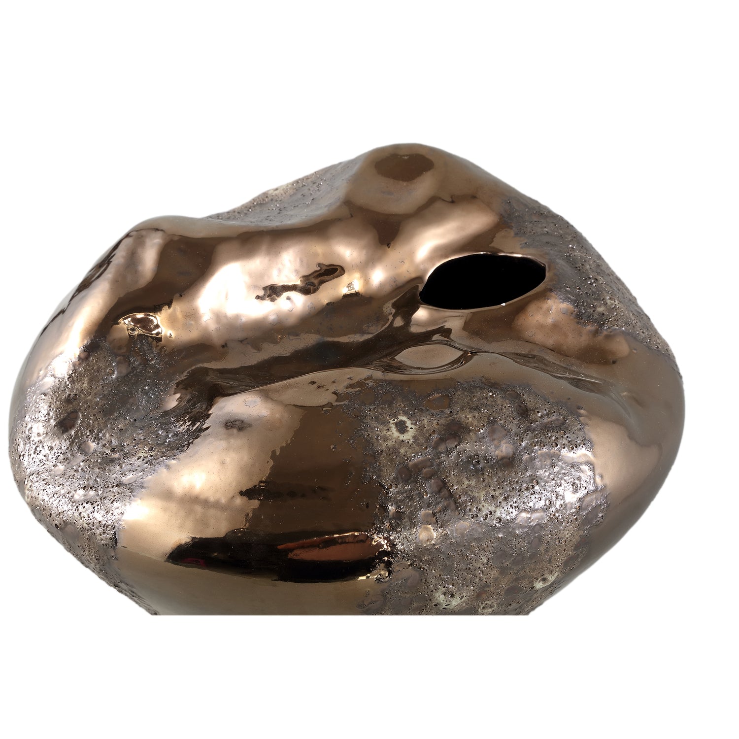 Vaas Rubi Bronzen Keramische Onregelmatige Vaas XL PTMD