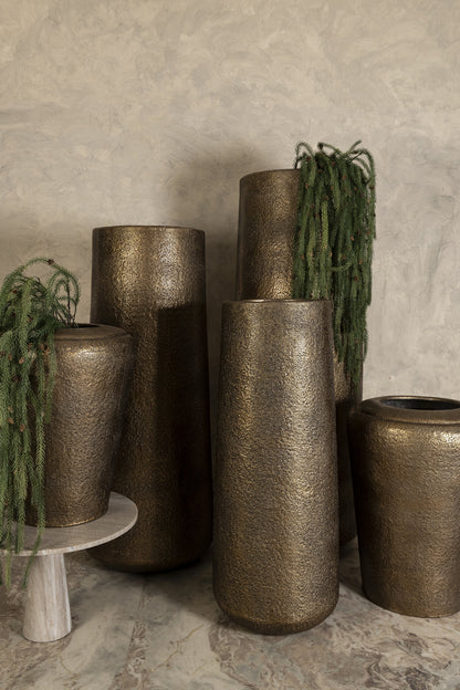 Kardine Exclusieve Antique Gouden Pot Medium PTMD