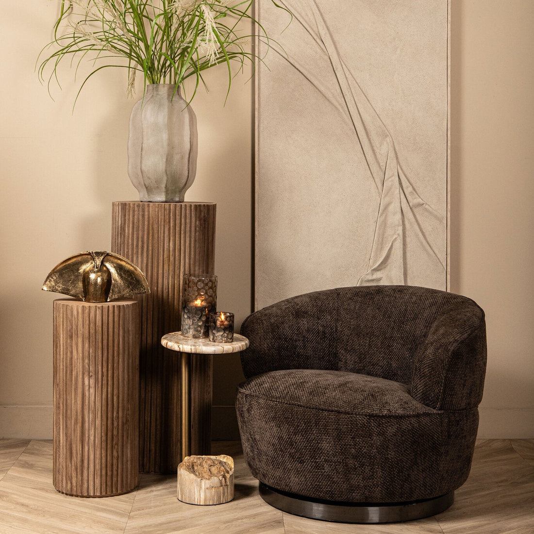 Fauteuil Filou Dark Brown Eden 8 PTMD