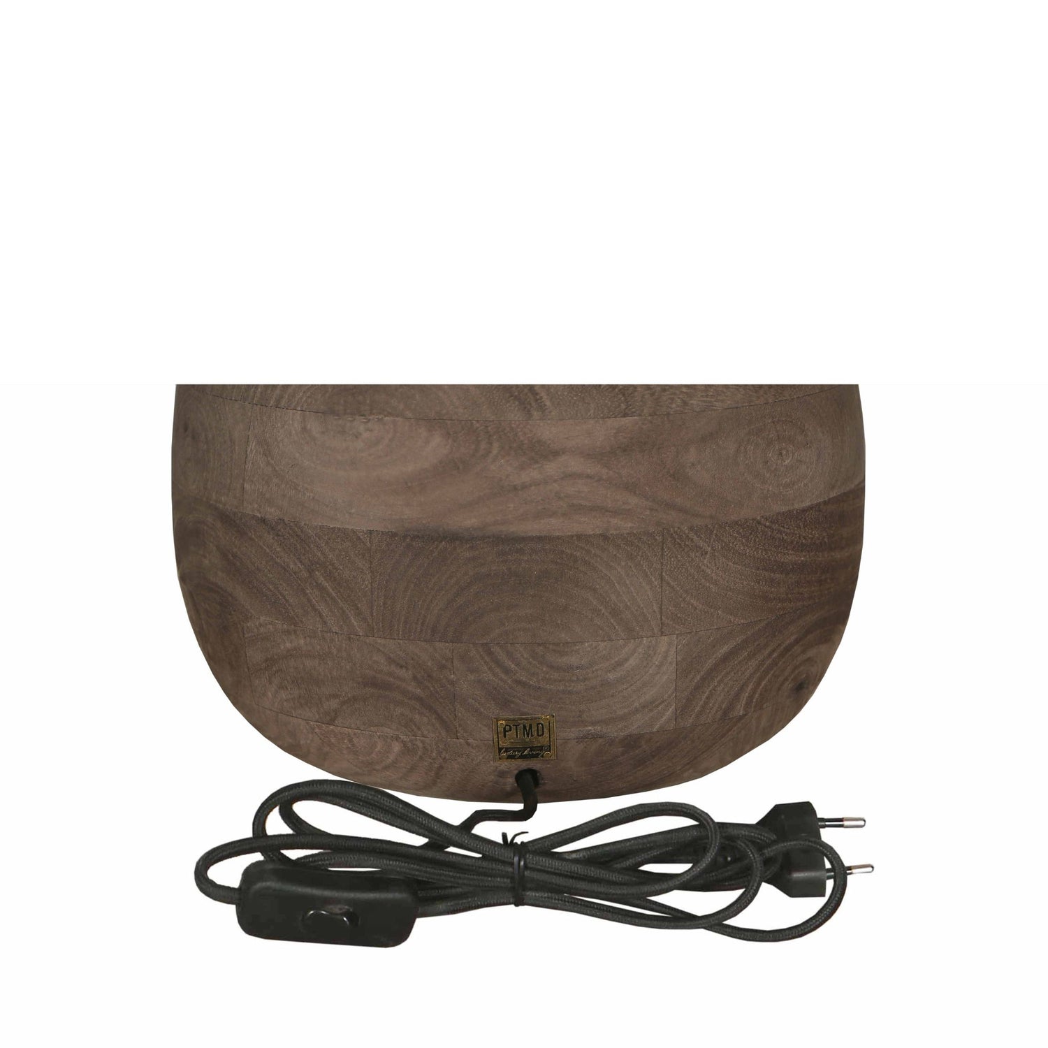 Tafellamp Peake Bruin Mangohout Large PTMD