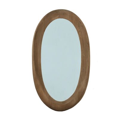 Noam Brown Mango Wood Oval Mirror 68 x 8 x 120 cm PTMD