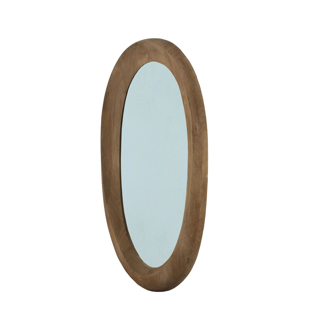 Noam Brown Mango Wood Oval Mirror 68 x 8 x 120 cm PTMD