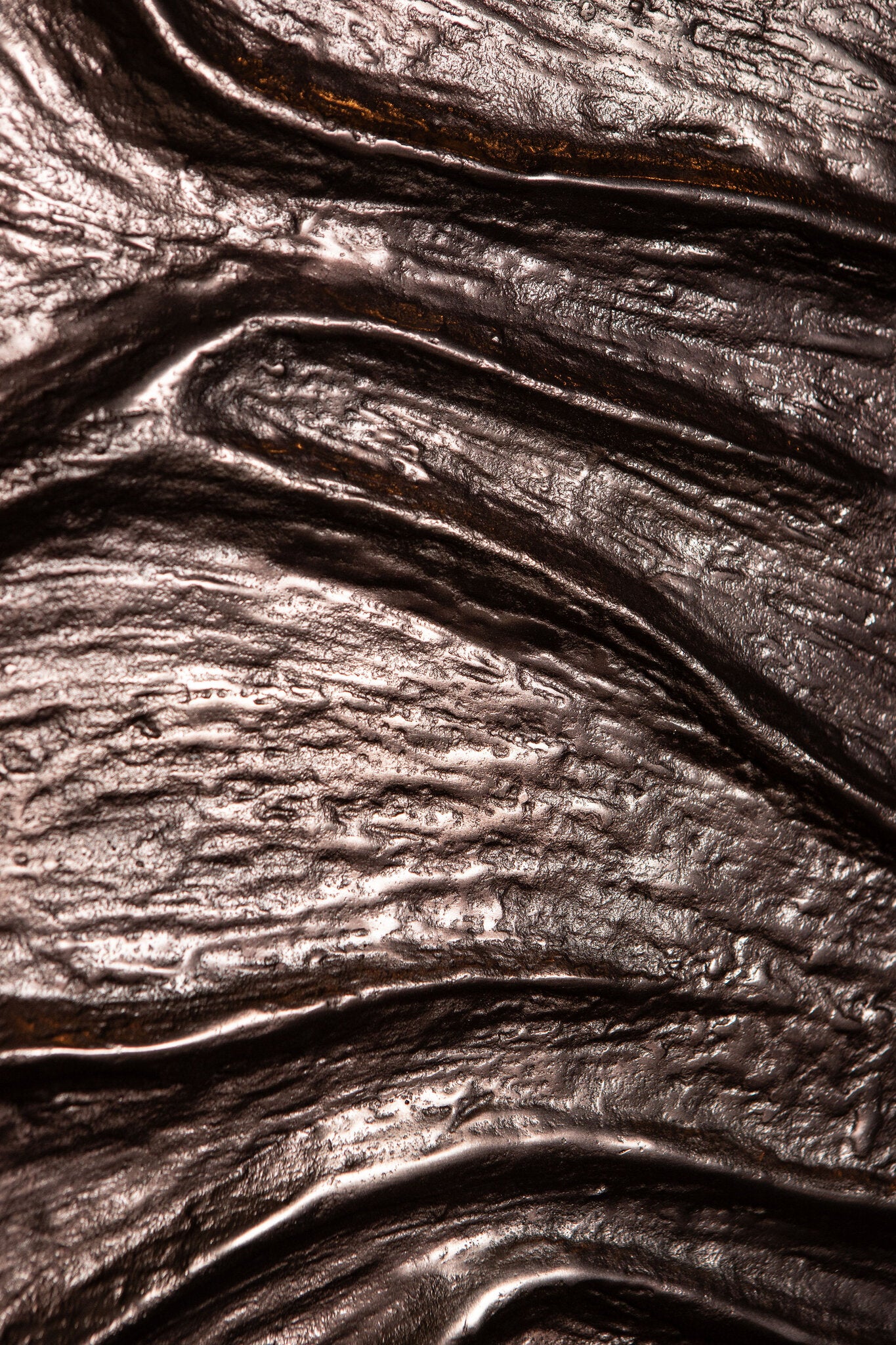 Samraj Bronze Casted Alu Wall Panel Wave Structure PTMD