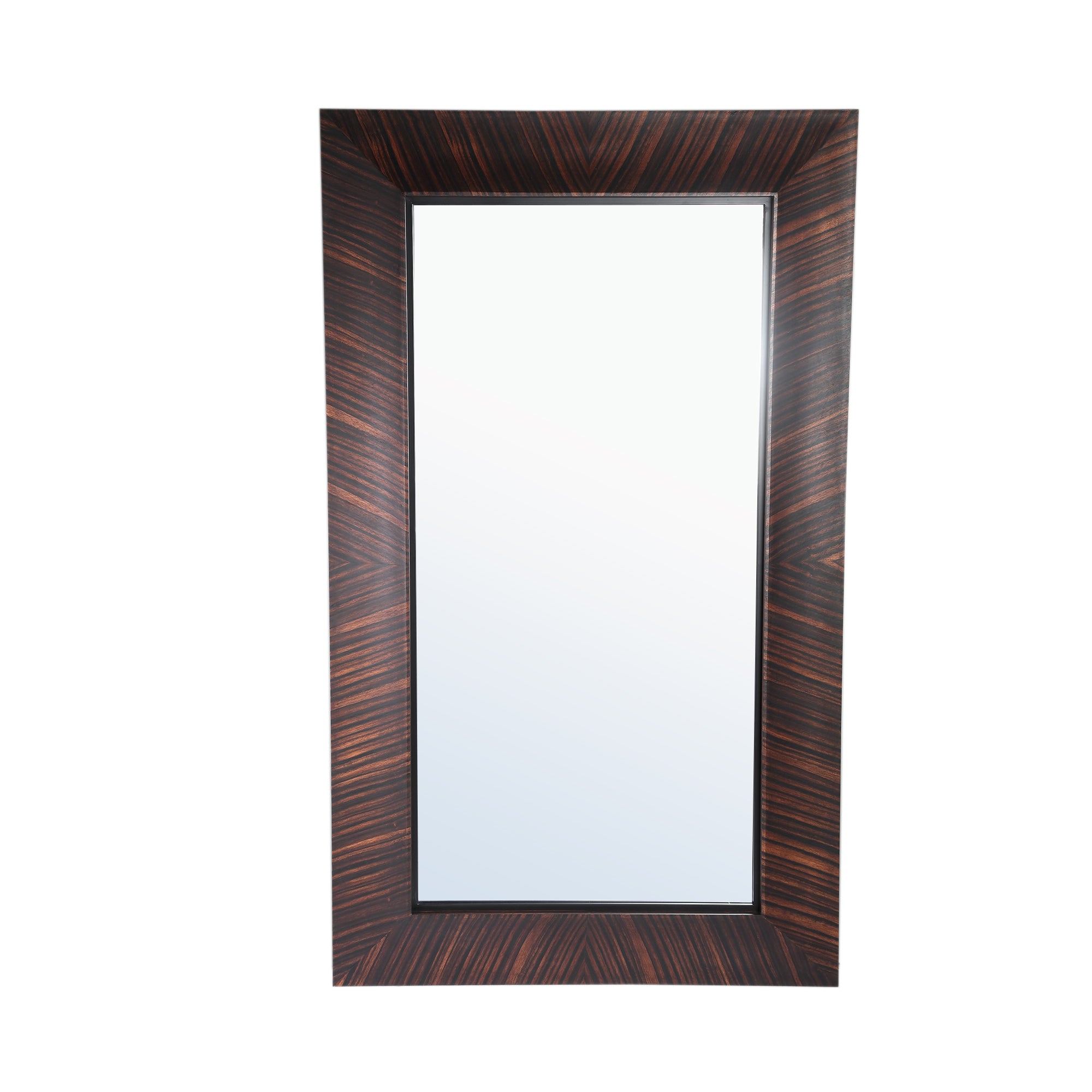 Spiegel Gezzy Bruin Hout Veneer Rechthoek PTMD