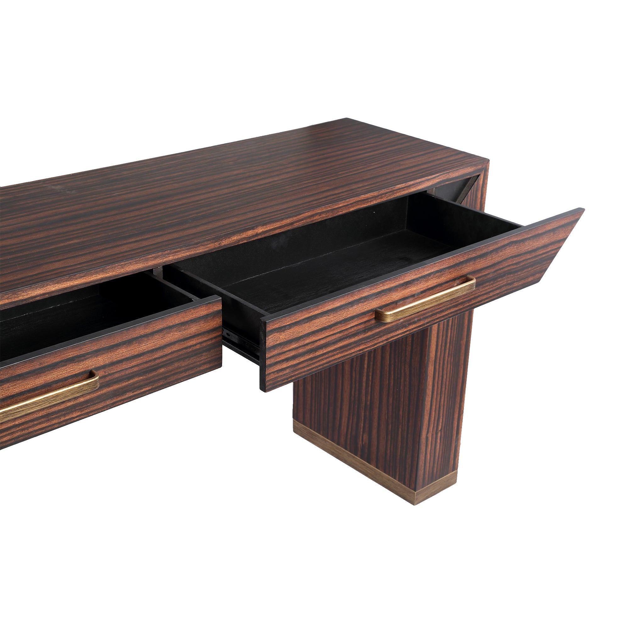 Sidetable / Bureau Tiess Hout 2 Lades PTMD
