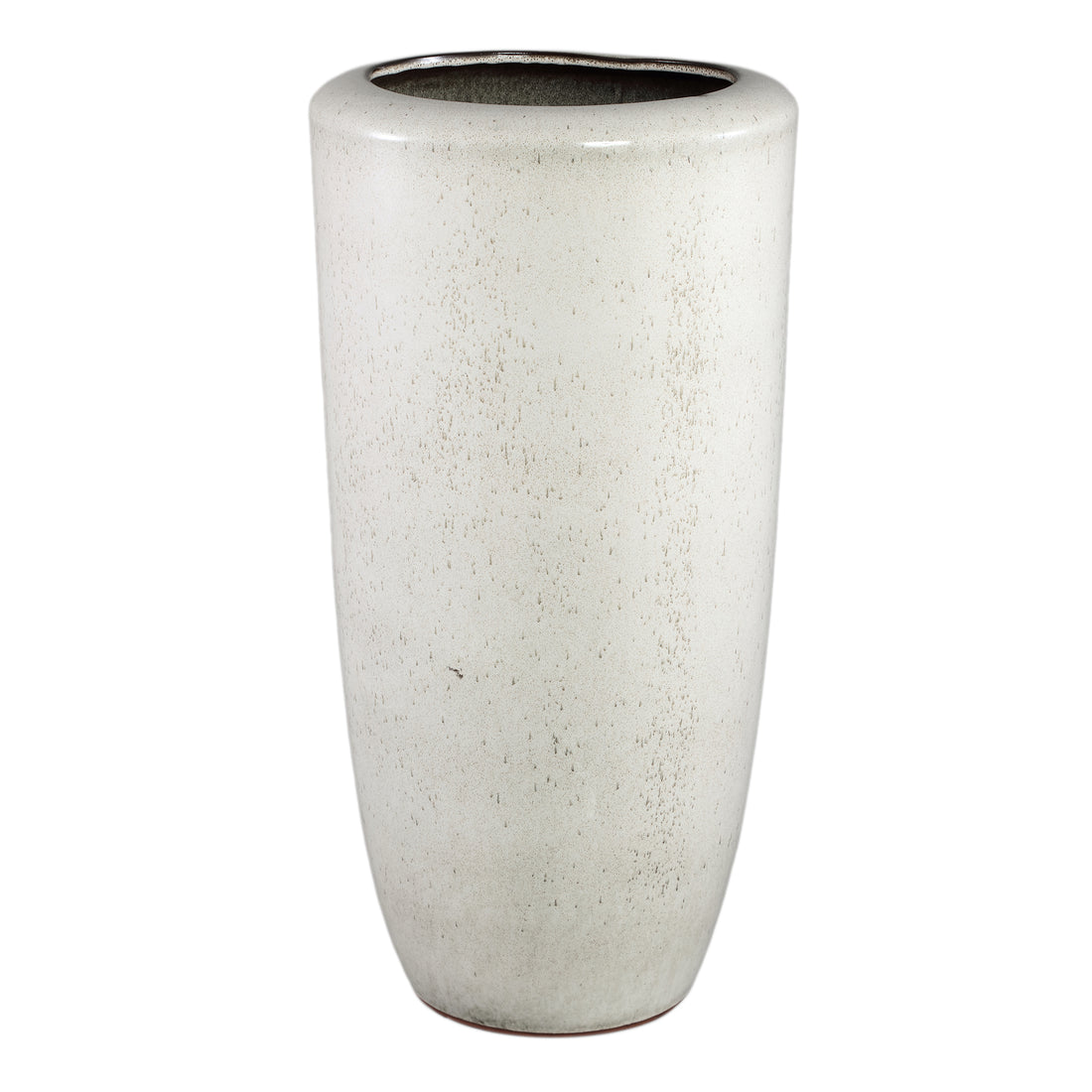 Kyleigh Beige Round Ceramic Pot Smooth High XL Dia37.5xH77cm PTMD