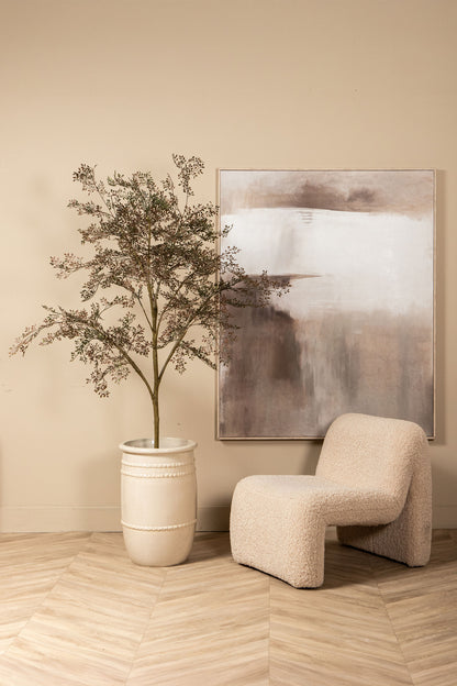 Pot Lilliah Creme Keramiek Pot Hoog Set van 2 PTMD