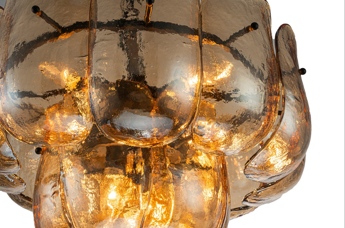 Hanglamp Vila Amber Glas Rond Small PTMD