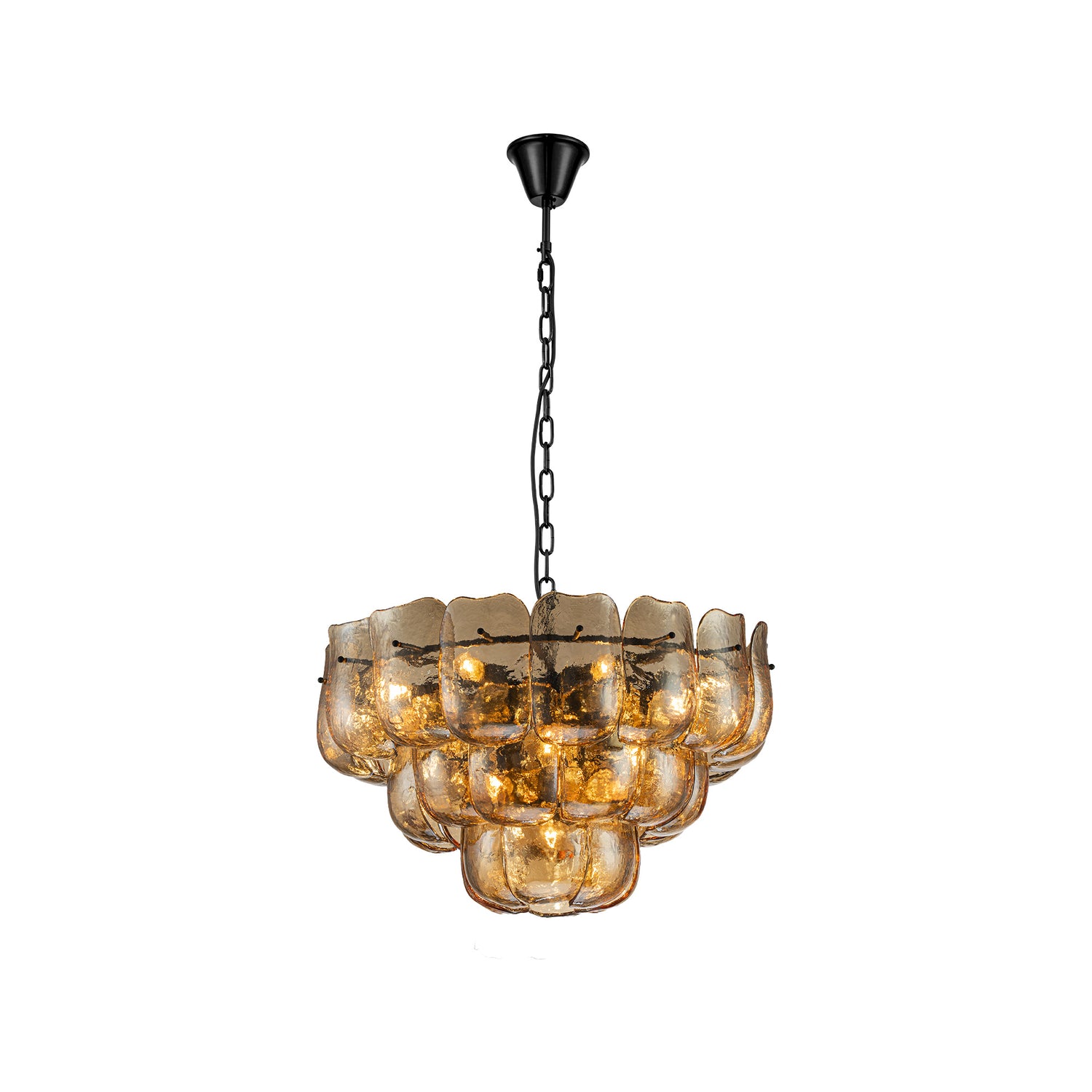 Hanglamp Vila Amber Glas Rond Large PTMD