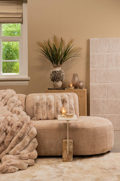 Onderzetters Jaidan Naturel Versteend Hout Set van 3 PTMD