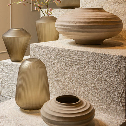 Pot Kody Beige Stone Wash casted alu ribbed pot L PTMD