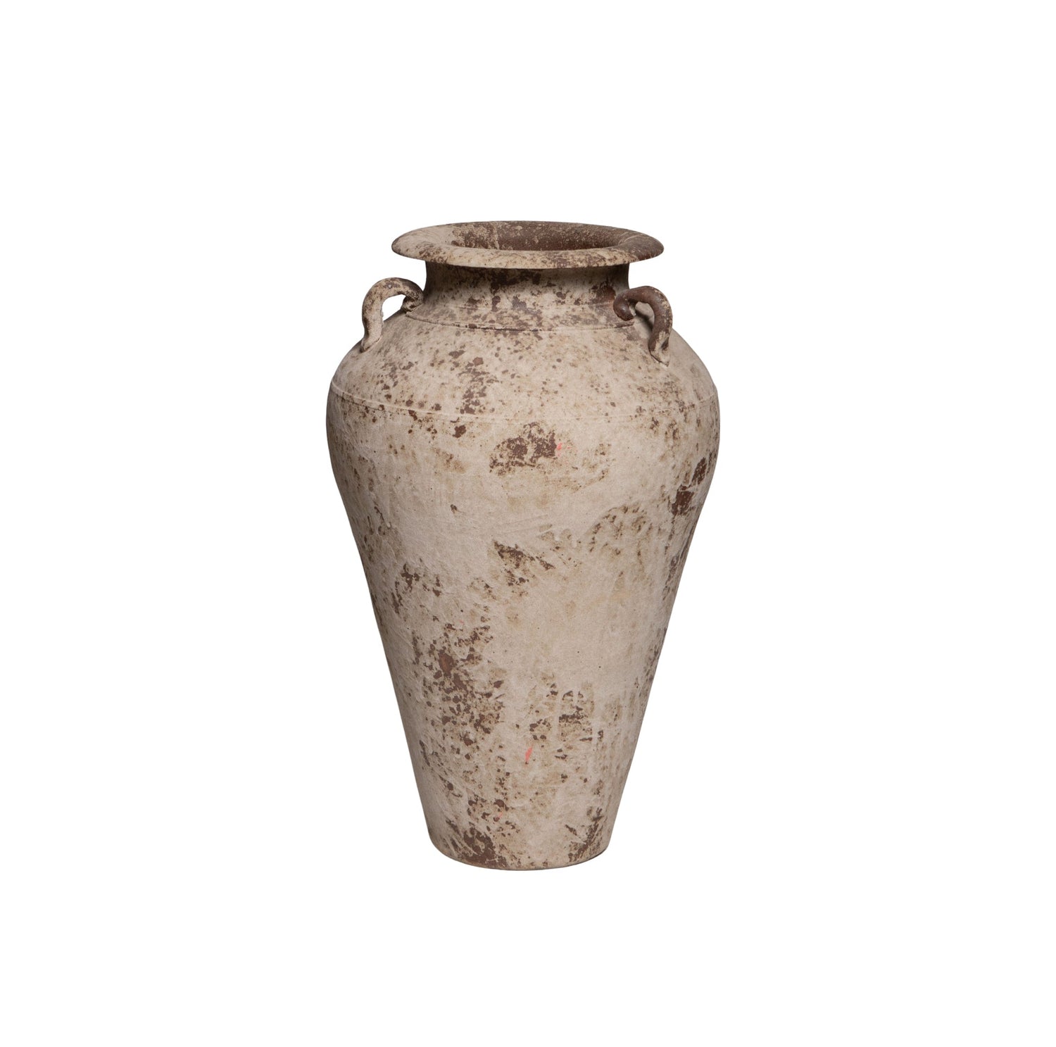Robena Cream ceramic rough antique jar pot S PTMD