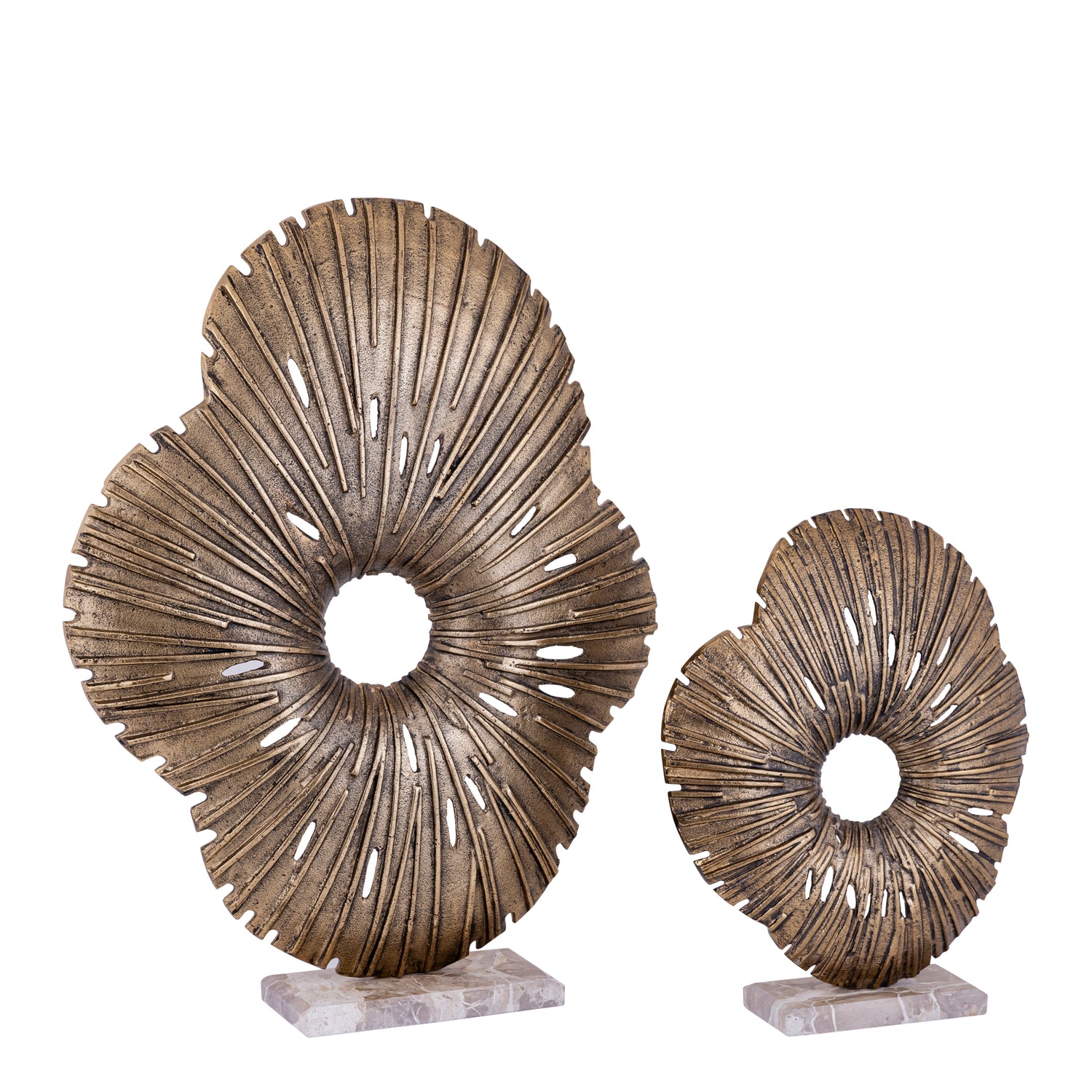 Vija Gold Casted Alu Organic Open Statue S PTMD