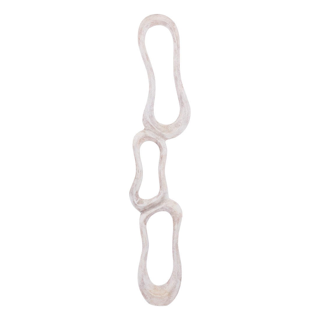 Wanddeco Camare Abstract Design Gegoten Aluminium Beige Large PTMD