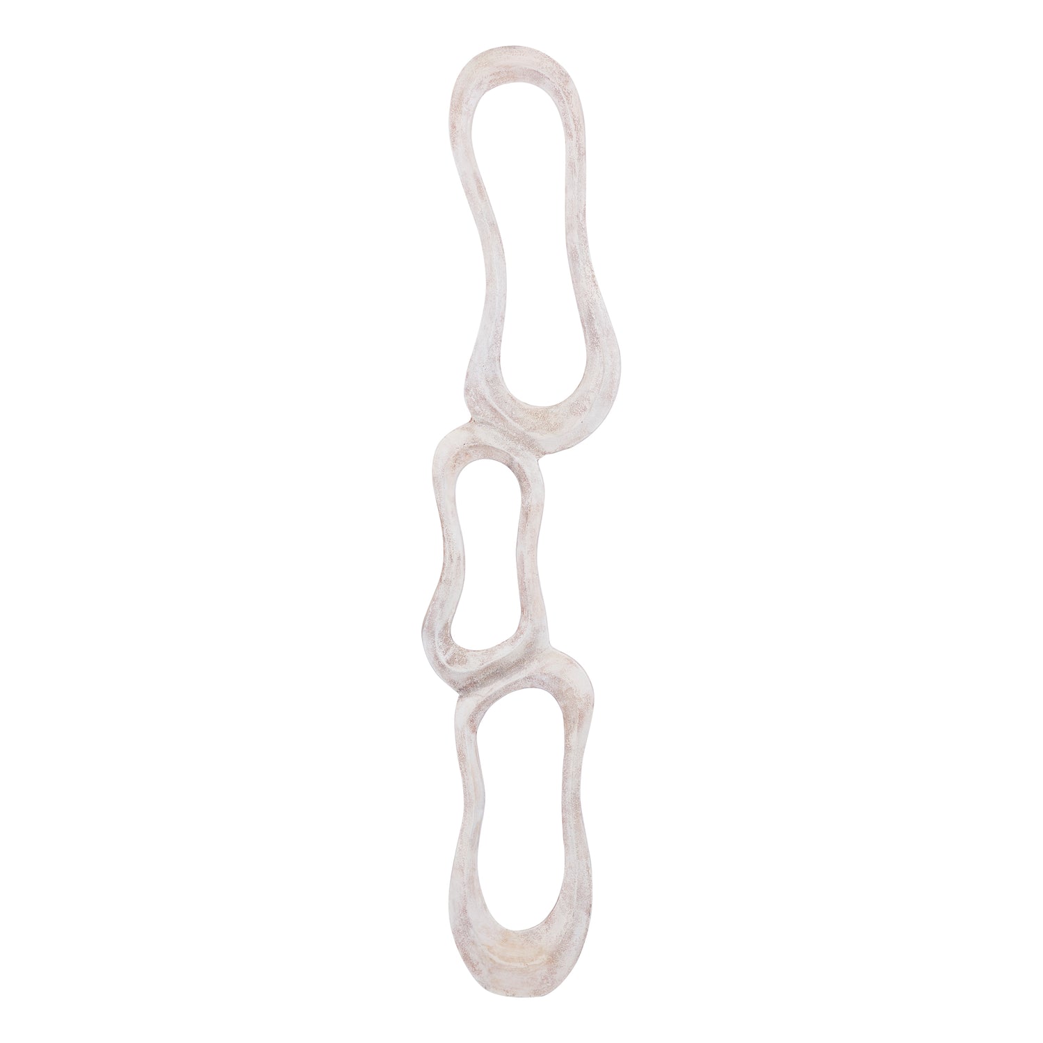 Wanddeco Camare Abstract Design Gegoten Aluminium Beige Large PTMD