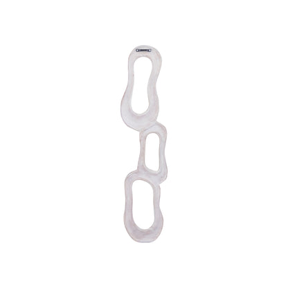Wanddeco Camare Abstract Design Gegoten Aluminium Beige Small PTMD