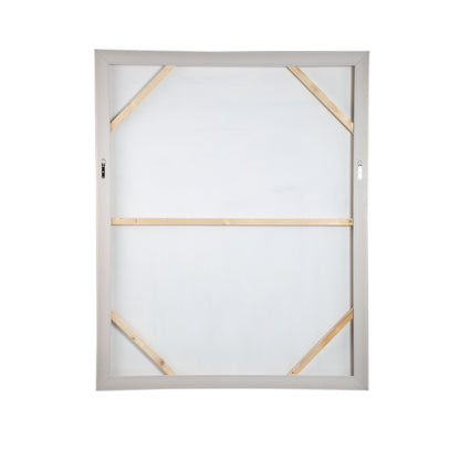 Abstract Wandpaneel Olger Beige Canvas Ingelijst PTMD