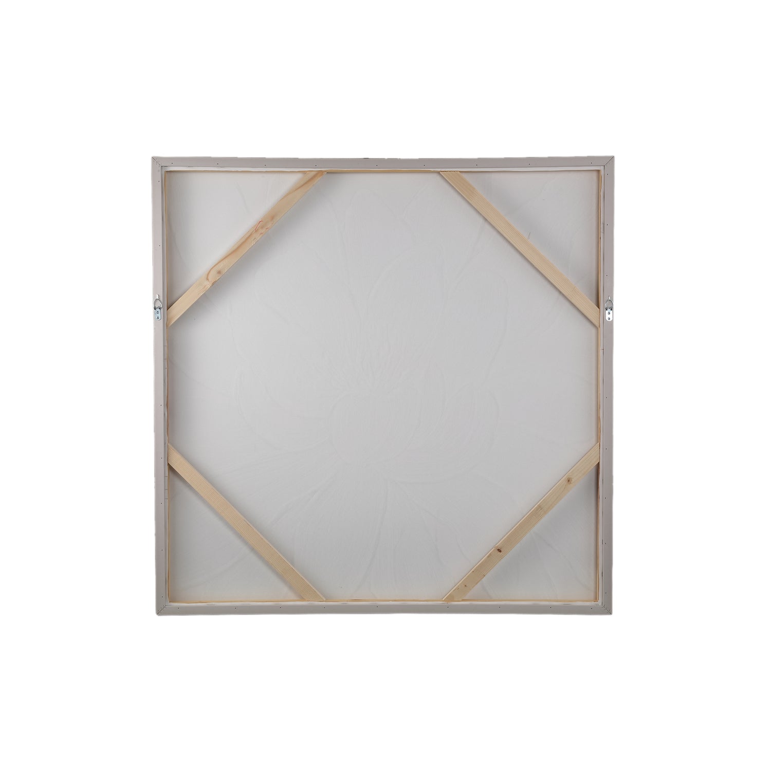 Wandpaneel Florise Crème ingelijst Canvas Bloem A PTMD