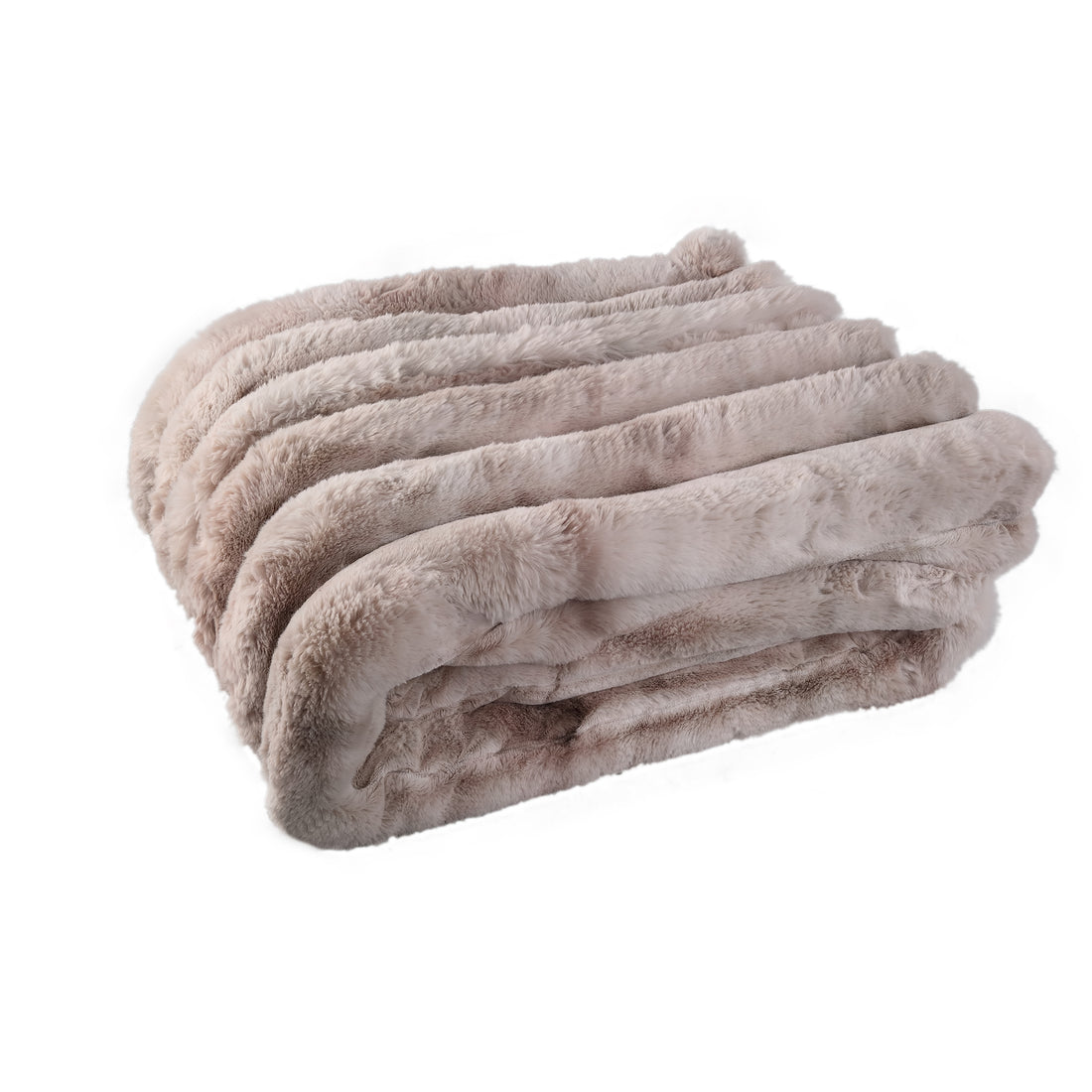 Plaid Divvo Fake Fur Thick Rib Plaid Large PTMD